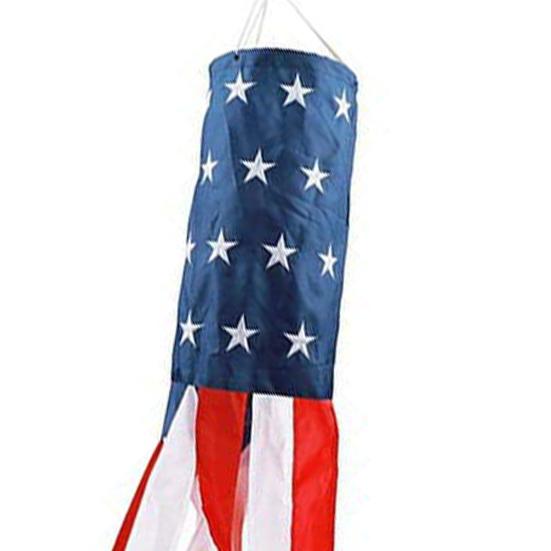 Amerikanische Flagge Windfahne 4. Juli Dekorationen Unabhängigkeitstag Wetterfeste Flagge Patriotische Dekoration für Garten Hof