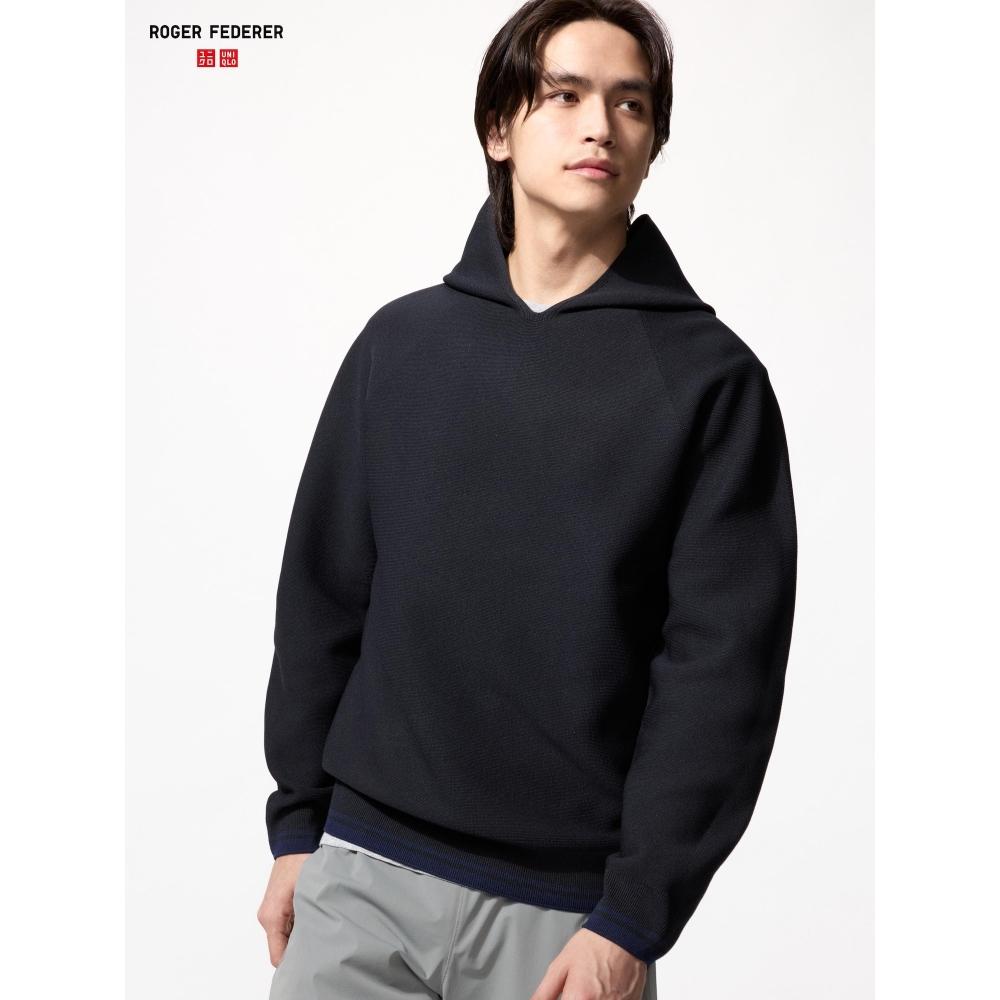 Uniqlo Japan Washable 3d Knit Pull Hoodie