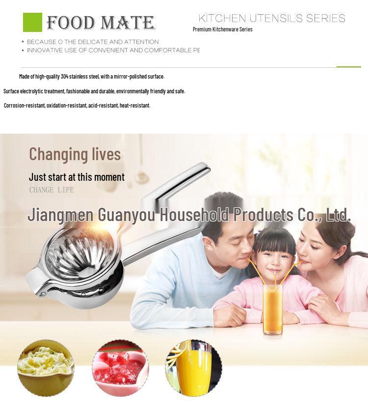 Stainless Steel Manual Juicer for Lemons & Oranges (Large/Small)