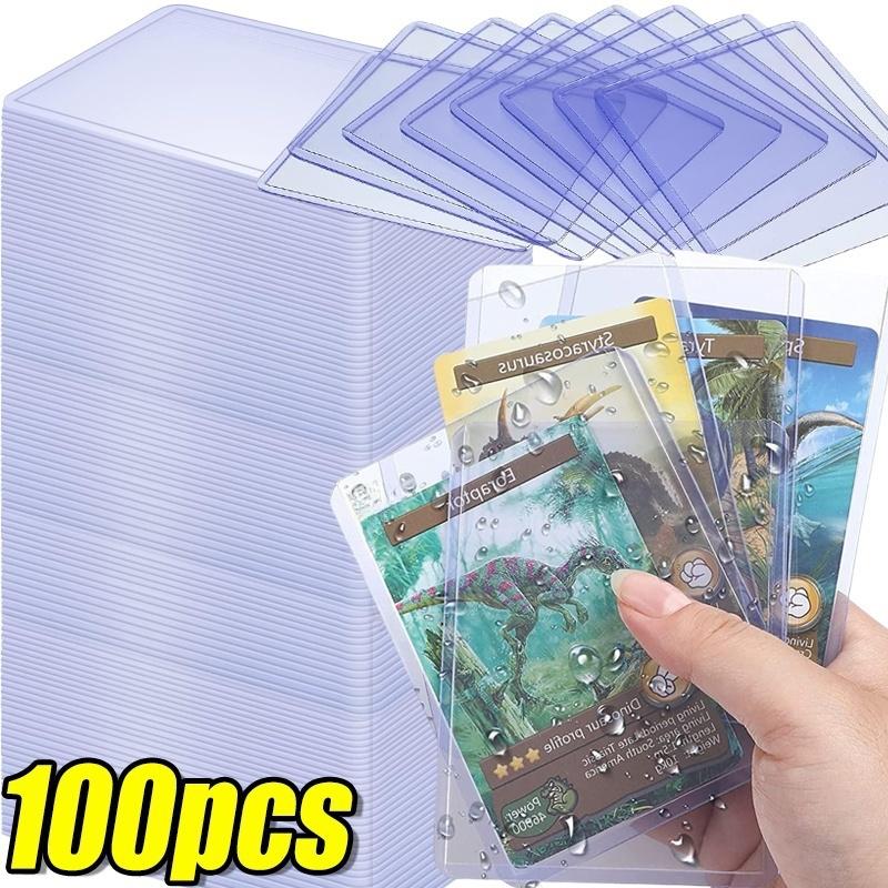 Porta carte Top Loader Trasparente 35PT Porta protettivo rigido in plastica per carte collezionabili Porta maniche rigide per carte da baseball Carte sportive