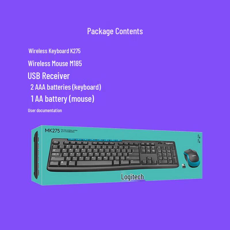 Logitech MK275 Wireless Keyboard and Mouse Combo