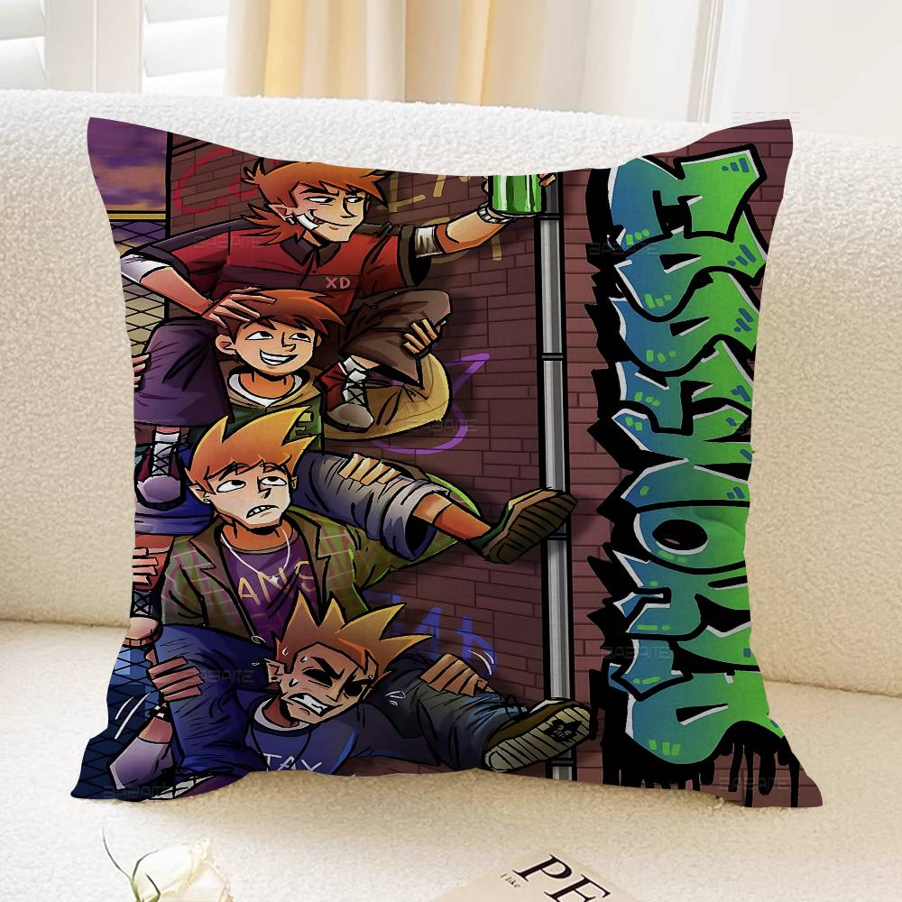 Animated Eddsworld Anime Lucky Dragon Pillow Cover Sofa Cushion Cover Home Room Decoration Children Gift