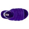 UGG Fluff Yeah Slide Minimalistic Thick Sole Purple Women's 1095119-VNGH
