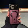 Fold Stand Magnetic Armor Case for 17 16 15 14 Plus 13 12 11 18 Pro Max 17Air For Magsafe Camera Lens Protection Cover