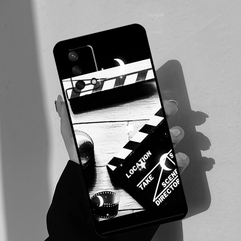 Clapper Board Case For Oppo A80 A60 A40 A15 A16 A17 A57 A94 A74 A54 A76 A96 A18 A38 A58 A78 A98 A6 A5 Pro