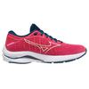 Mizuno Wave Rider 25 Chaussures de course pour femmes à tige basse, respirantes et antidérapantes, sneaker Rose-Rouge J1GD210301