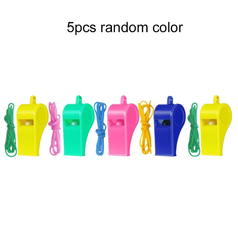 

5/10/25/50pcs Plastic Whistle with Hanging Rope Colorful Bulk Whistles Cheerleading Supplies Cheering Props Activity Gifts TMZ