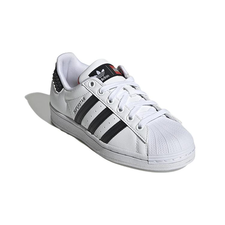LEGO x adidas Superstar J White Pantone Kids Sneakers Cloud-White Core-Black GV8885