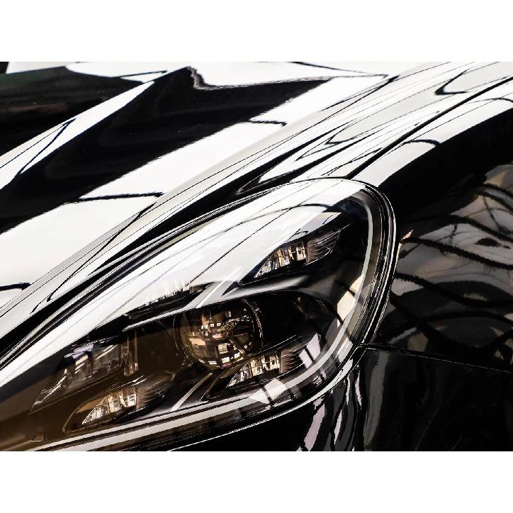 Ultra Gloss PET Piano Black Vinyl Wrap Film Sticker Auto Decoration Accessories Glossy Black Self Adhesive Vinyl Bubble Air Free