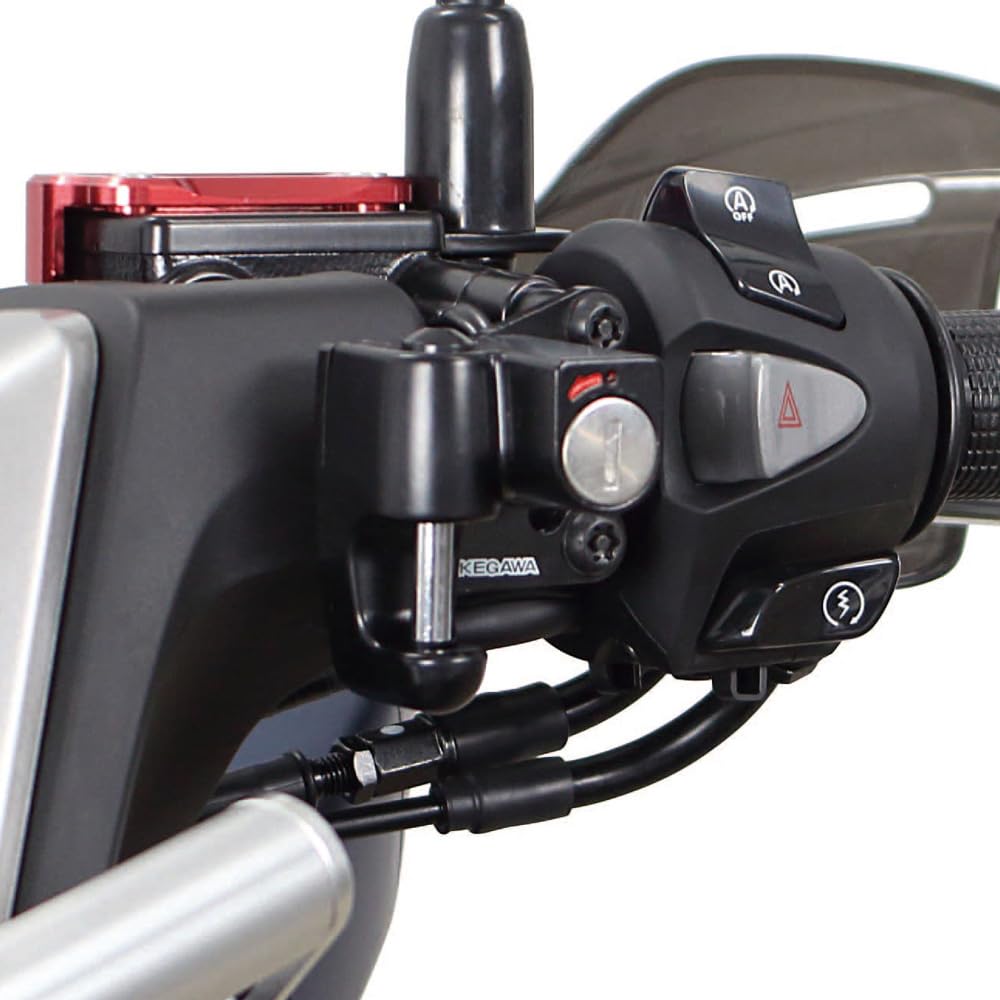 Takegawa Special Parts Helmet Holder Set for PCX and and PCX160 and (Includes Tamper-Proof Bolts) (JK05-1200001 Later) (KF47-1200001 Later)