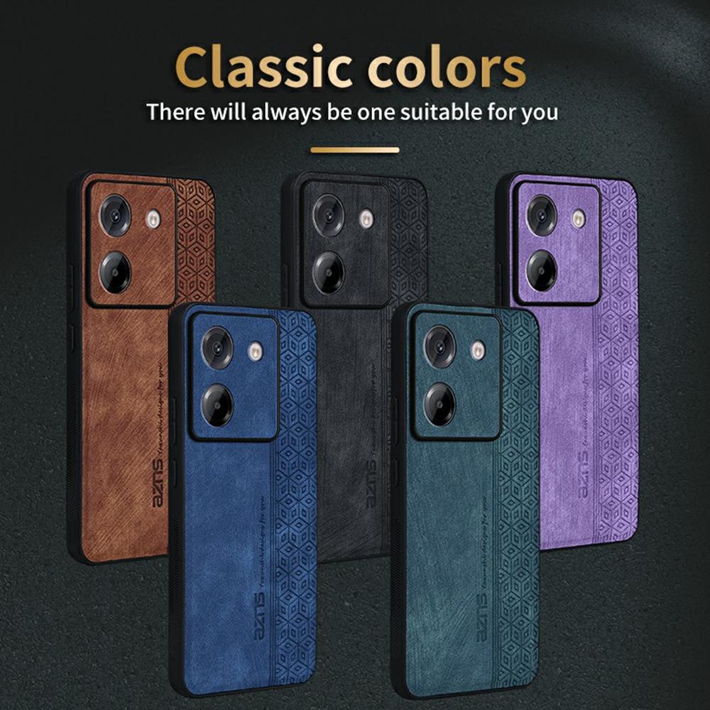 AZNS For Xiaomi Poco M7 Pro 5G Case Protective PU Leather Covered TPU Phone Shell
