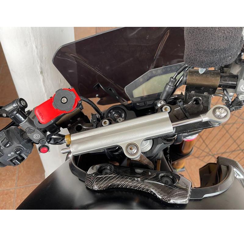 For Yahamah MT-09 FZ-09 mt09 mt 09 2014-2020 Motorcycle Steering Stabilize Damper Bracket Mount MT09 Adjustable Damper Steering