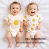 Babyprints Newborn Short Sleeve Kimono Bodysuit 2-Pack