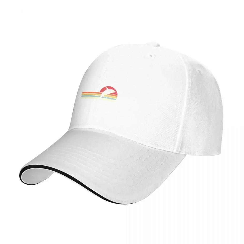 Orca Retro Style Killer Whale Vintage Baseball Cap Visor Sun Hat For Children Golf Hat Man Women's Golf Wear Men's