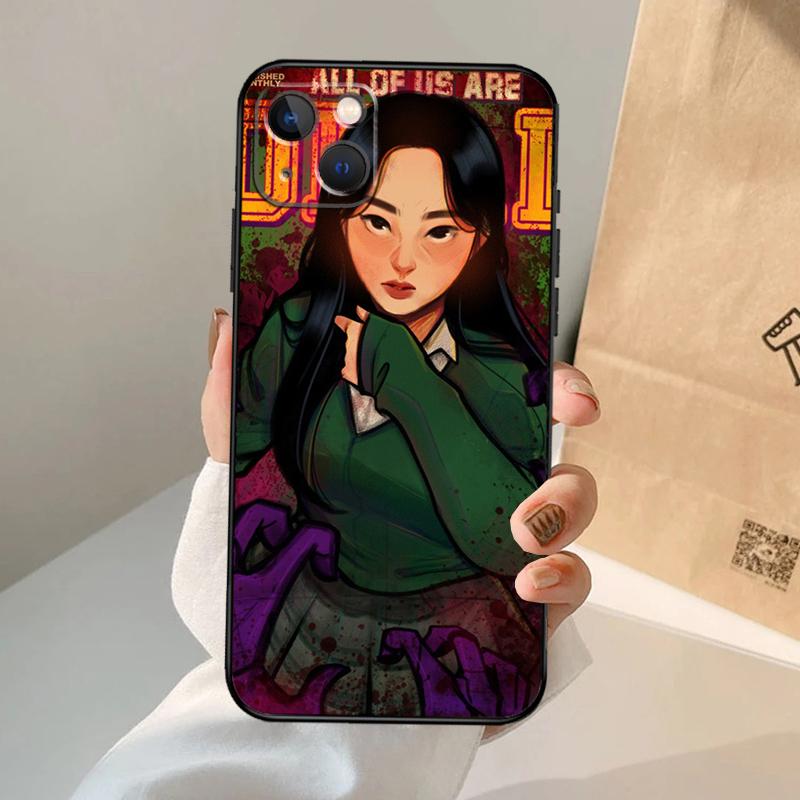 All of us are dead Hot Phone Case For iPhone 16 15 14 11 12 13 Pro Max Mini Plus X XS Max XR Cover Coque