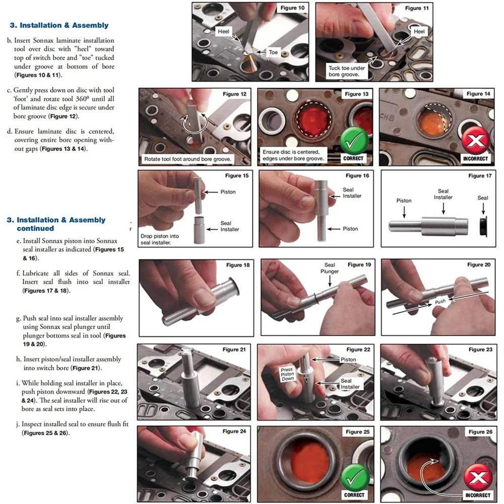 124740-TL30 Pressure Switch Installation Tool Kit Works with F/124740-30K For GM Transmissions 6L90 6L80 6T70 6L50 6L45 (Gen 1)