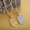 Square Pendants Delicate Stainless Steel Chain Pendant Necklace For Women Necklace