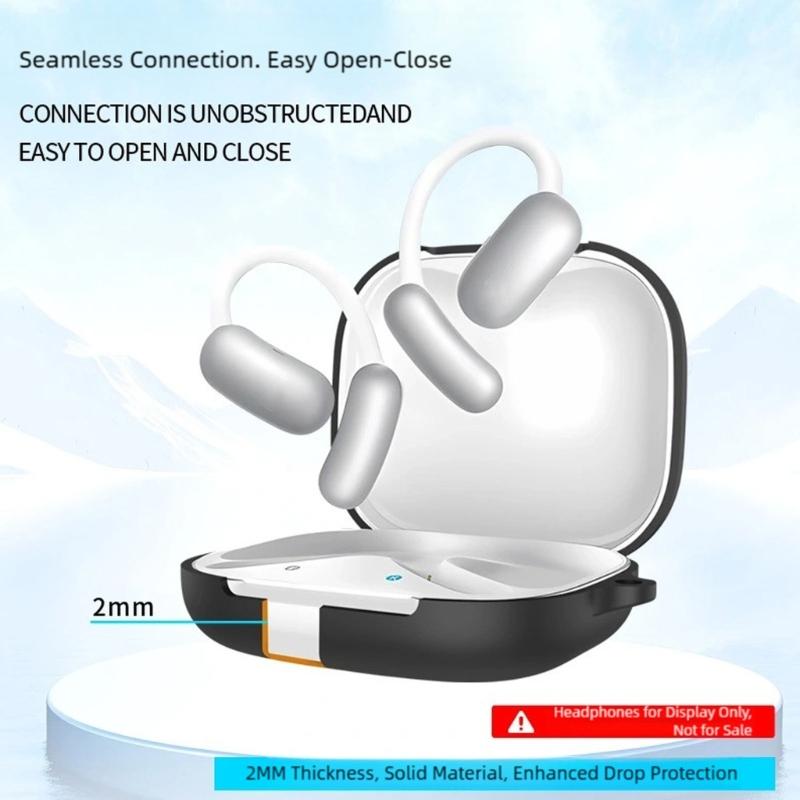 Silicone Case Cover for AeroFit Professional Plus Earphone Case Secure Grip Easy Access Scratches Resistant Housing