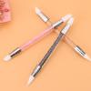 5Pcs Nail Art Pen Silicone Brushes for Nails Dual Tipped Nail Design Brushes Ergonomic Sculpting