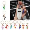 Portachiavi Creativo a Forma di Peperoncino Anello Portachiavi in Lega Accessorio Decorativo Portafoglio Auto Ciondolo da Appendere per Borse Regali