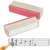 Gift set of 3 types of staff notation, with stamp pad