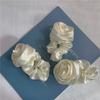 French Silk Headband, Retro Rose, Three-dimensional Flower, Large Intestine Hair Tie, Female Korean Version