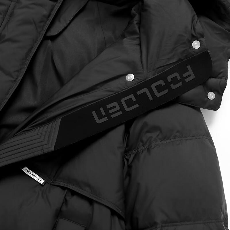 Women's Winter Hooded Mid-Length Down Jacket