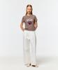 DEPOUND 90S Plum Slim T-Shirt [Brown]