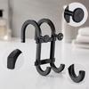 12 Pieces over The Door Towel Hook Multipurpose Hanging Shower Holder Hooks for Frameless