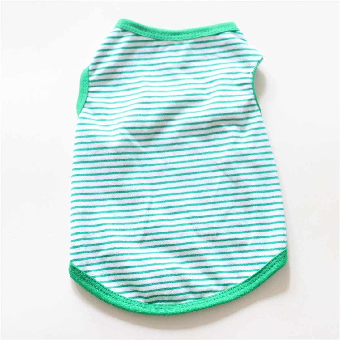 

Жилет для питомца, Летний эластичный жилет от пота, Тедди Померанский шпиц, Одежда для собак L зелёный