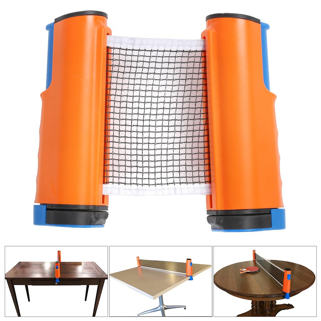Retractable Table Tennis Net Practical Portable Pingpong Mesh Rack for Indoor Outdoor Game