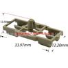 BMW X5 E53 Front & Rear Door Seal Clip, Hood Bracket 51717006757