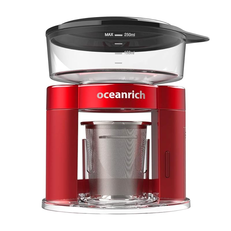 

oceanrich Plus (Ocean Rich plus) automatic drip coffee maker 250ml stainless steel filter drip back 2way compatible model red UQ-ORS3PRD