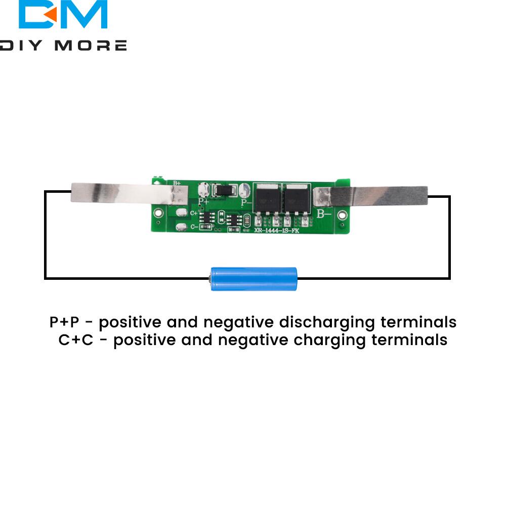 3.7V 8A 7.4V 10A Lithium Battery Protection Board Separate Port 1S 2S BMS 18650 21700 26650 Lipo Lithium Battery Charge Module