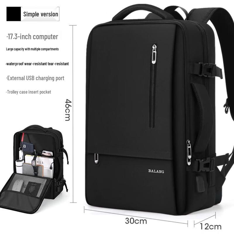 Li Shen Men s Business Travel Laptop Backpack