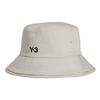Y-3 Mens 3 Stripes Cotton Twill Sport Bucket Hat