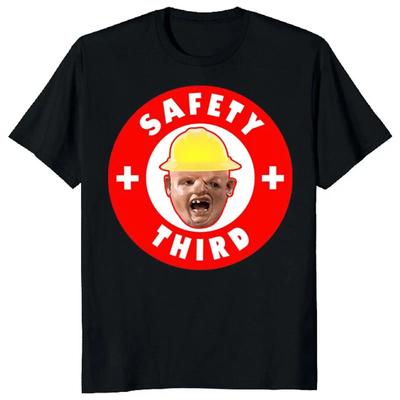 Safety Third Funny Engineer Essential T Shirt Unisex Versatile Breathable Stretched Graphic C