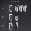 Galvanized Alloy Silicone Splicing Car Key Cover Case For BMW X1 X3 X4 X5 F15 X6 F16 G30 7 Series G11 F48 F39 520 525 F30 118i
