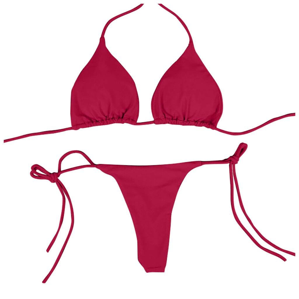 Letní sexy dámské sportovní plavky Sexy bikiny spodní prádlo (Žádné vycpávky)