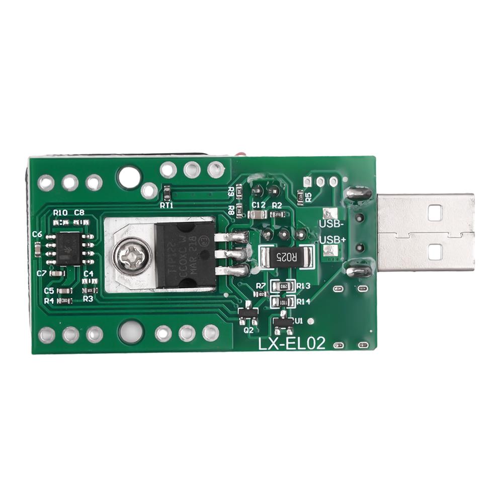 18W /22.5W Electronic Test Load Resistor USB Battery Discharge Capacity Tester with Fan Adjustable Current Module