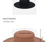 Women's Autumn/Winter Wool Felt Fedora - Large Brim Jazz Hat in French Hepburn Style