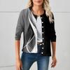 Women's Fashionable, Casual, Comfortable Floral Cardigan Jacket
