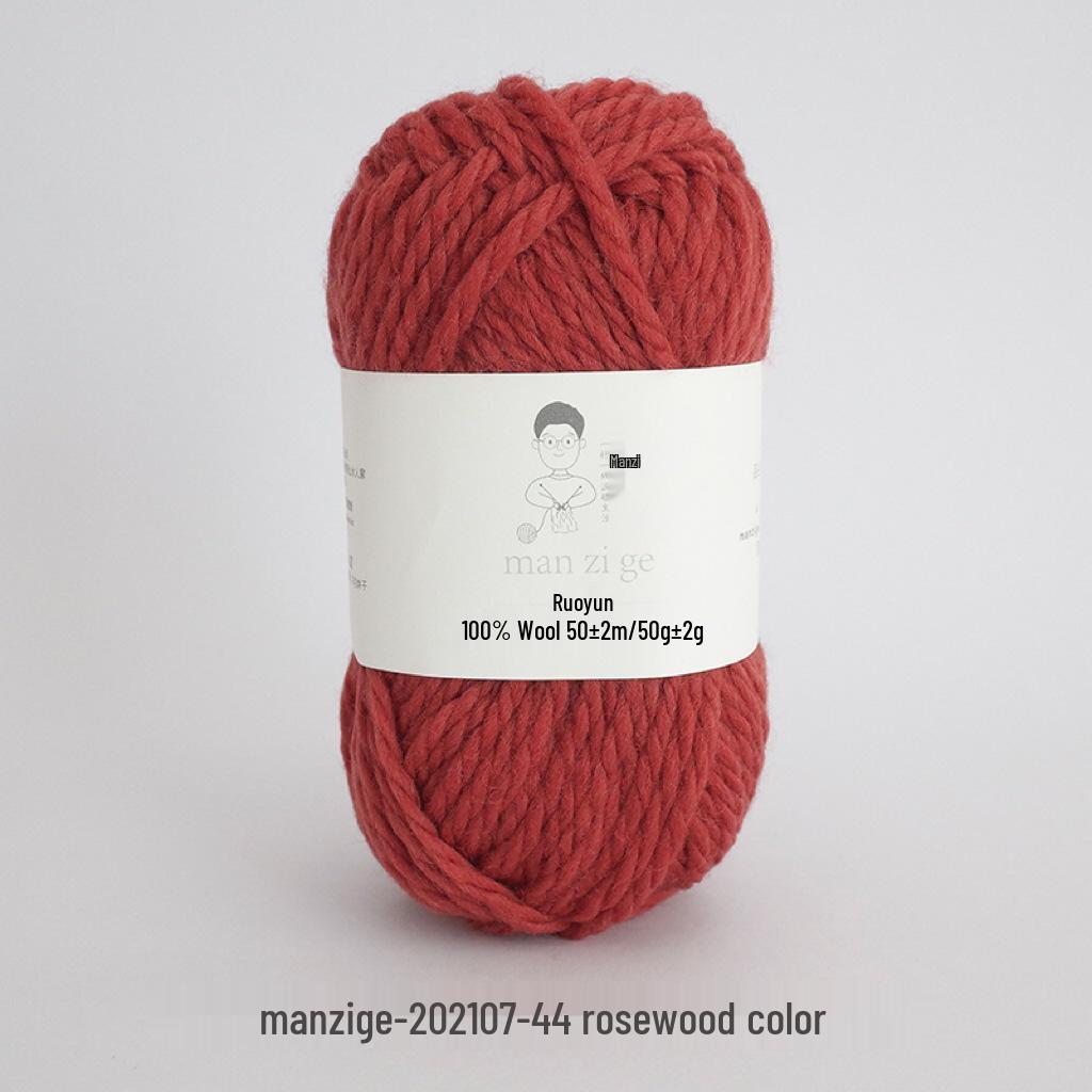 100% reine Wolle Grobgarn zum Handstricken von Mänteln, Schals und Pullovern - 5 mm dick