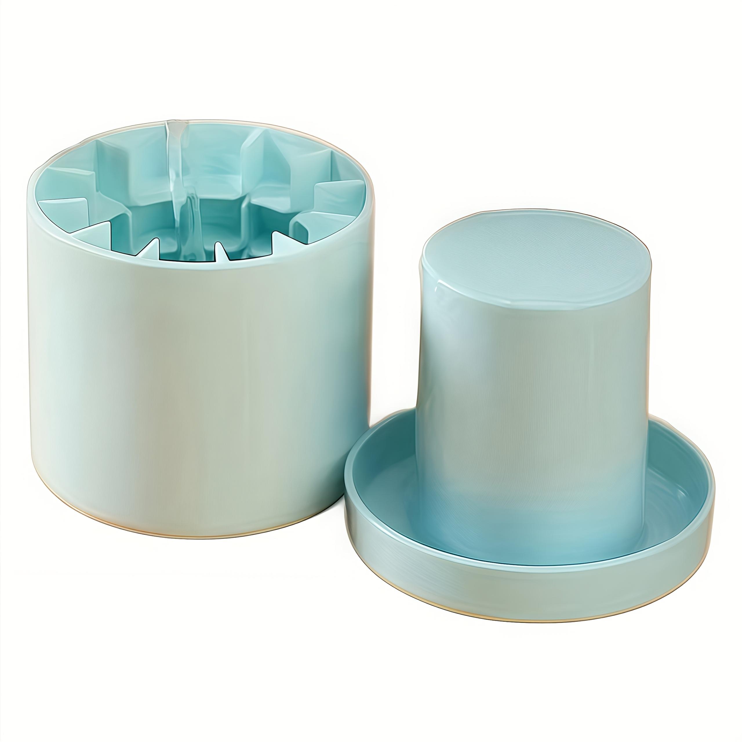 1 Quick-freeze Silicone Ice Tray - Easy to Use, Durable Plastic Mold, Makes Perfectly Shaped Ice Cubes, Suitable for Juices, Ice Buckets, and 1pc