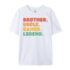 Funny Gamer Brother Uncle Gaming Legend Video Game Graphic T Shirts Men Cotton Men Shirts For Men Lovers Day