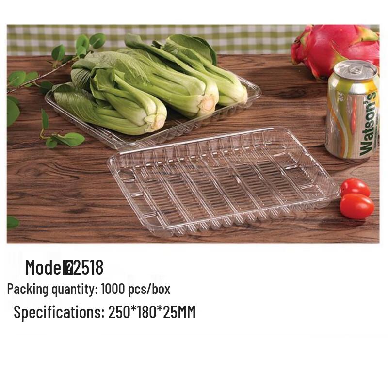 Shixun PET Transparent Rectangular Food Trays