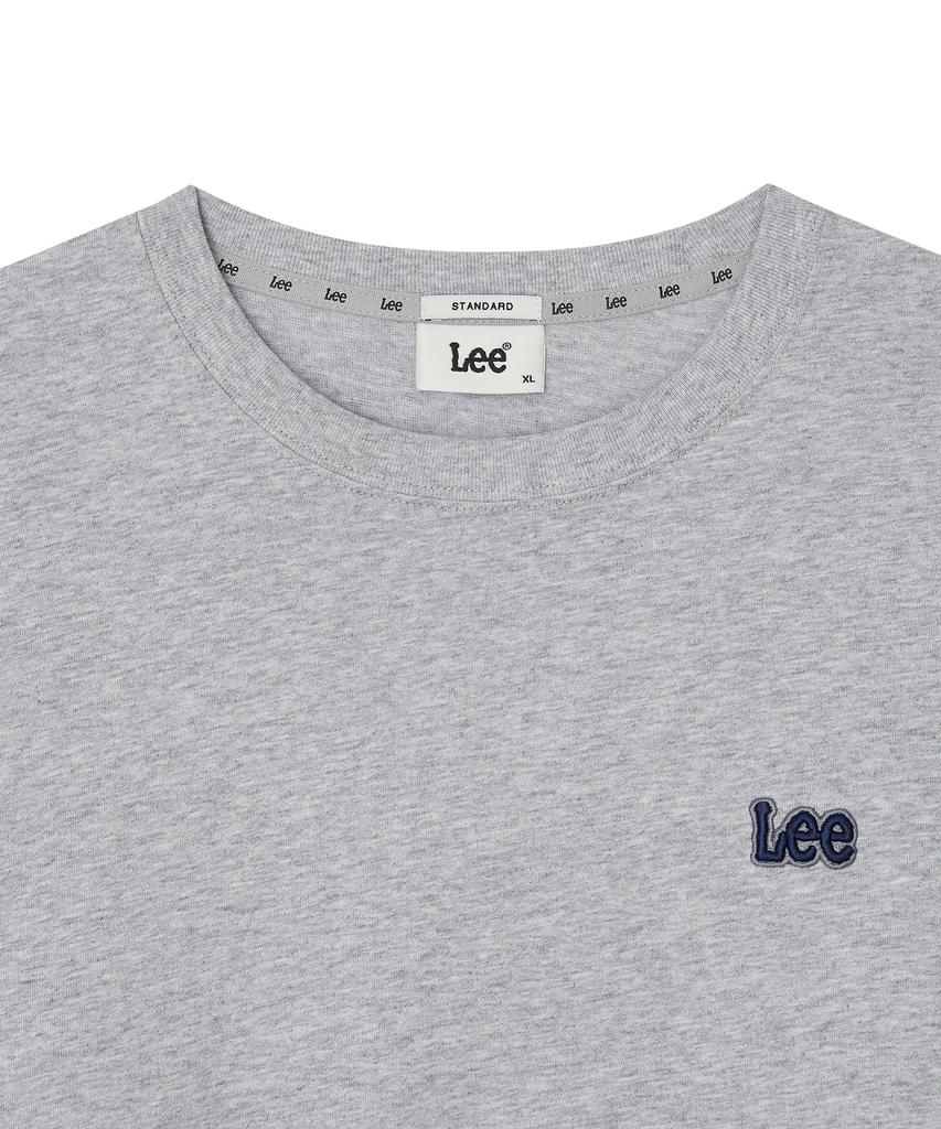 LEE Small Twitch Logo Long Sleeve T-Shirt Gray