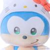 SEGA FAVE SONIC & FRIENDS Sanrio Characters Plush Toy Medium Sonic X Hello Kitty
