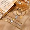 Vnox Stainless Steel Rosary Bracelet For Women Men,Religious Cross Virgin Mary Accessories Chain Bracelets,Christ Jesus Jewelry