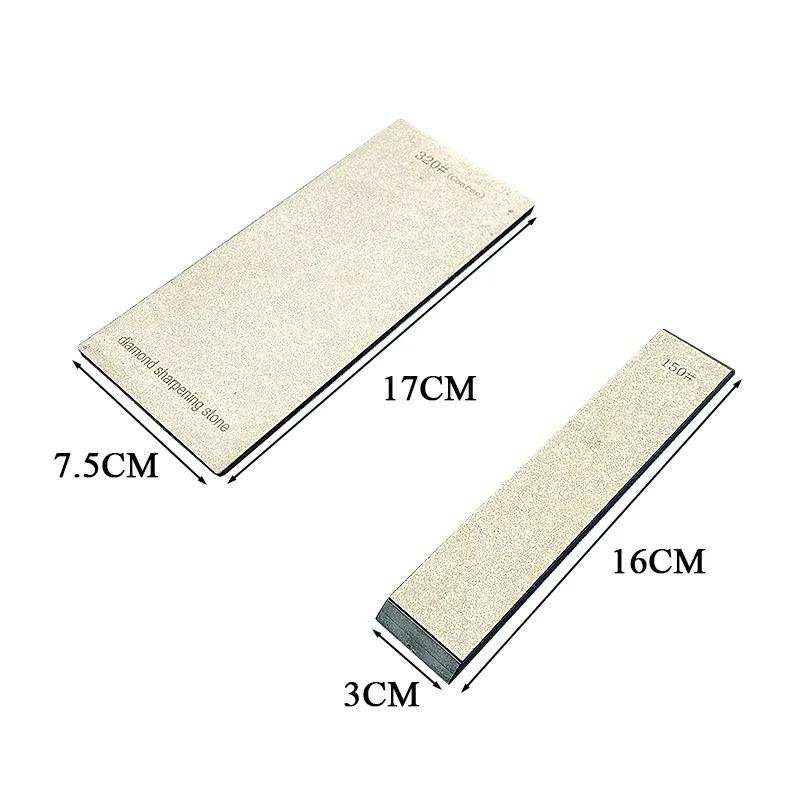 80-3000# Diamond Stone Professional Knife Sharpener Kitchen Tool Sharpening System Household Whetstone Large Size With Base Apex